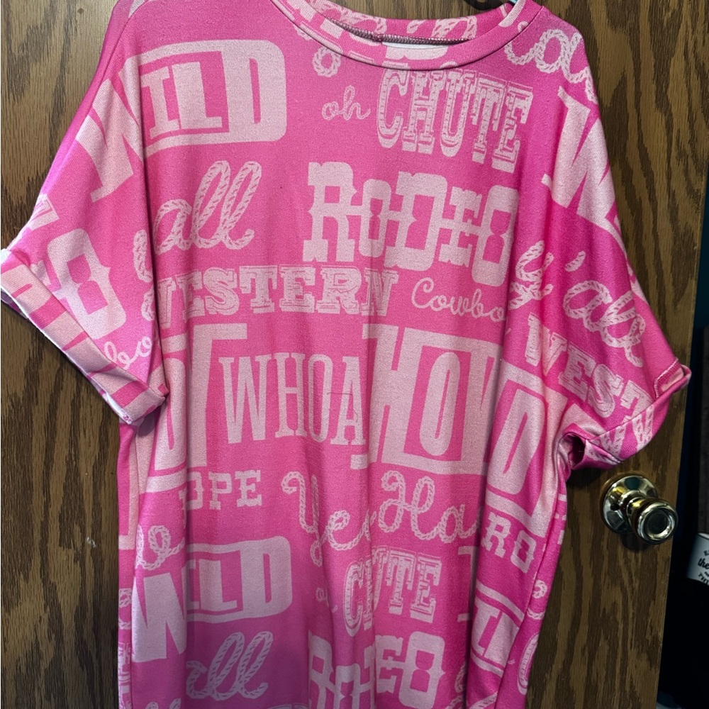 Pink Graphic T-Shirt
